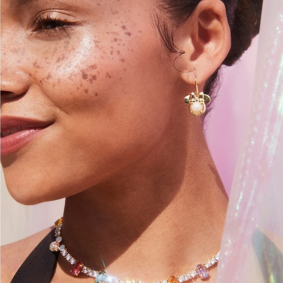 Kendra Scott Gold and Pearl Earrings - Picture 2 of 2